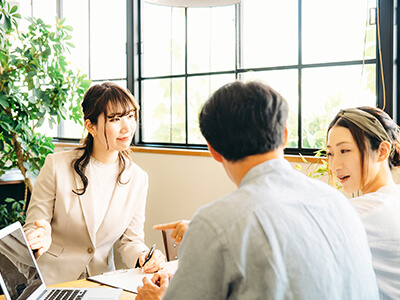 お客様との会話を大切に